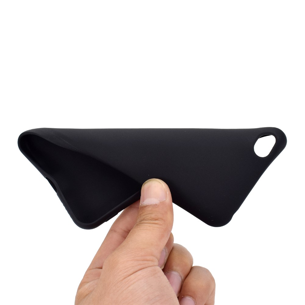Soft Frosted TPU Case for Xiaomi Redmi Go - Black-5