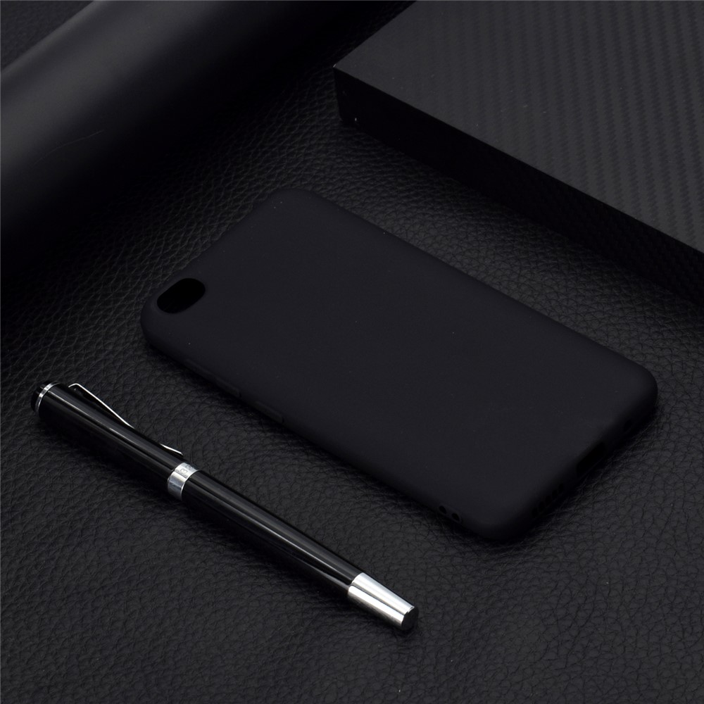 Soft Frosted TPU Case for Xiaomi Redmi Go - Black-6