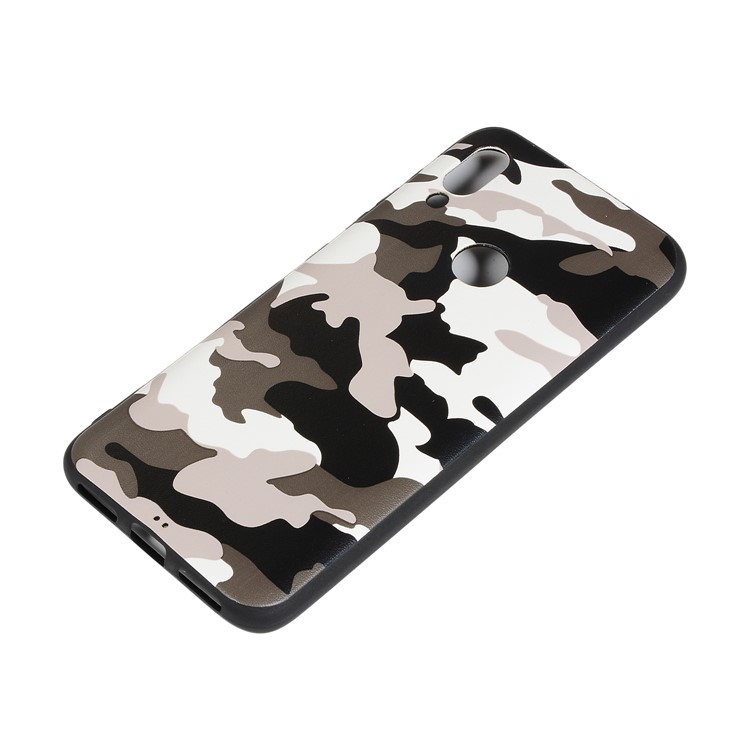 Camouflage Pattern TPU Soft Phone Cover for Xiaomi Redmi 7 / Redmi Y3 - White-3