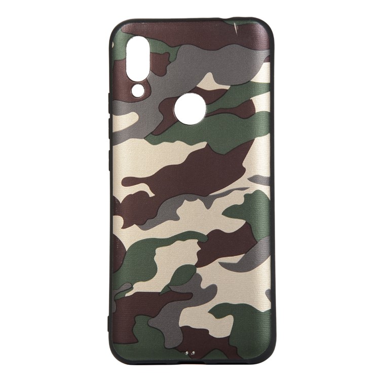 Camouflage Pattern TPU Soft Phone Cover for Xiaomi Redmi 7 / Redmi Y3 - Green-2