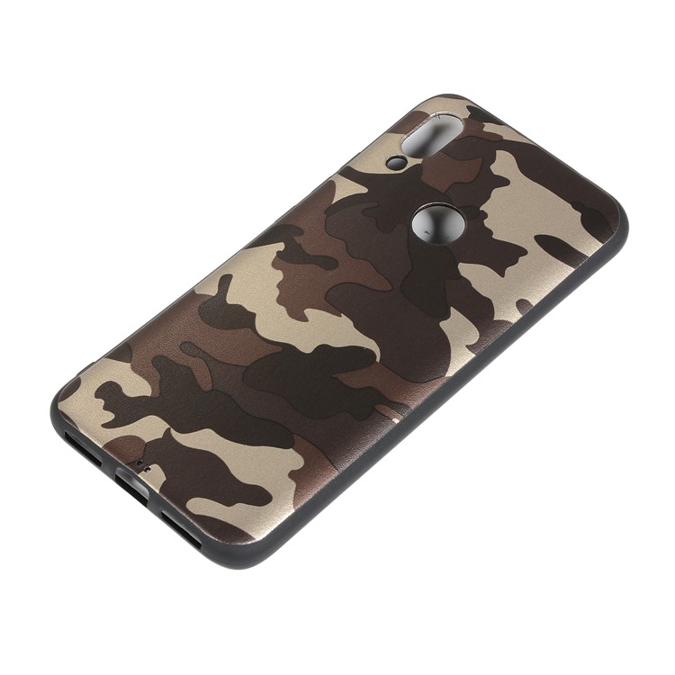 Camouflage Pattern TPU Soft Phone Cover for Xiaomi Redmi 7 / Redmi Y3 - Brown-3