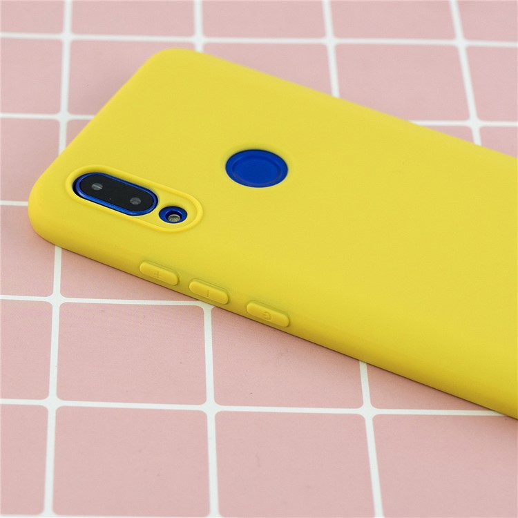 Pattern Printing TPU Gel Protective Case with Silicone Strap for Xiaomi Xiaomi Redmi Note 7 / Redmi Note 7 Pro (India) / Redmi Note 7S - Yellow-10