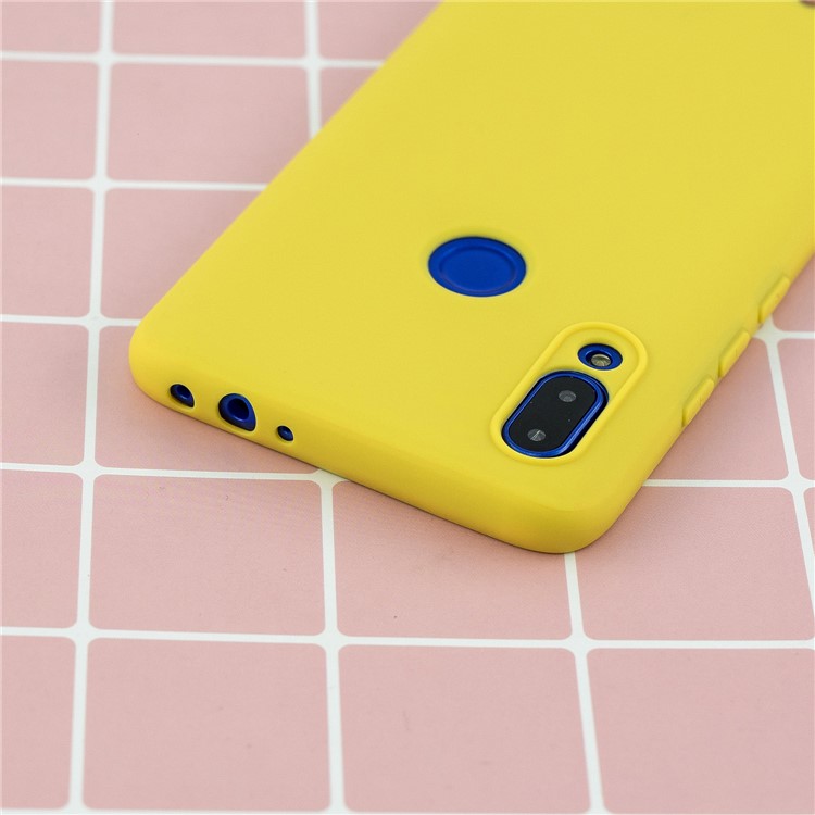 Pattern Printing TPU Gel Protective Case with Silicone Strap for Xiaomi Xiaomi Redmi Note 7 / Redmi Note 7 Pro (India) / Redmi Note 7S - Yellow-11