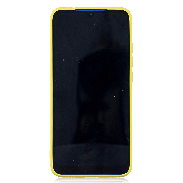 Pattern Printing TPU Gel Protective Case with Silicone Strap for Xiaomi Xiaomi Redmi Note 7 / Redmi Note 7 Pro (India) / Redmi Note 7S - Yellow-4