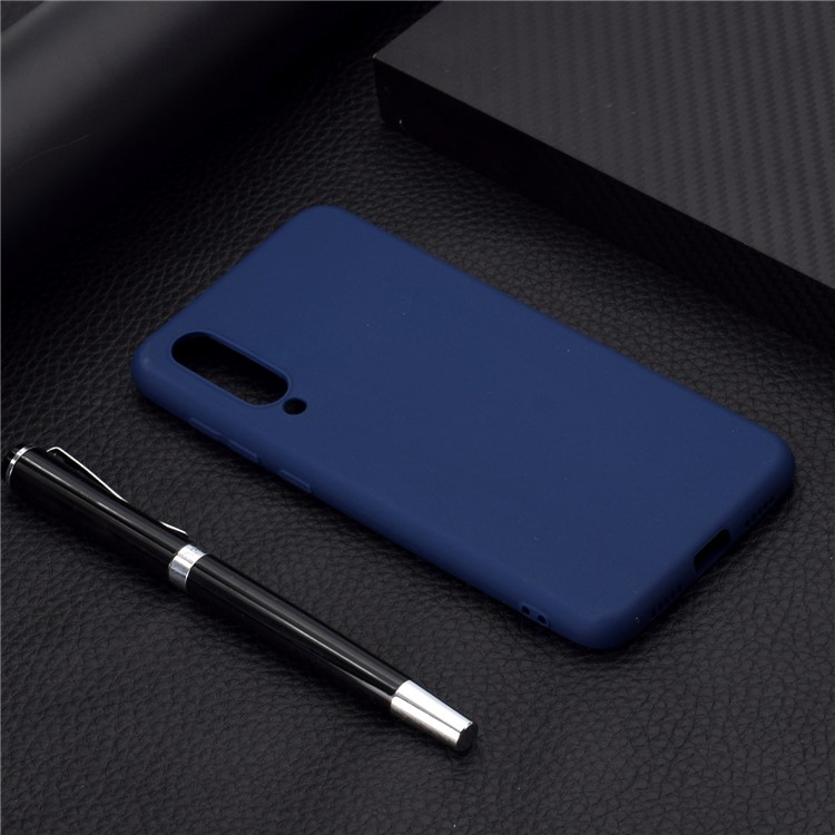 Soft Frosted TPU Case for Xiaomi Mi 9 SE - Dark Blue-2