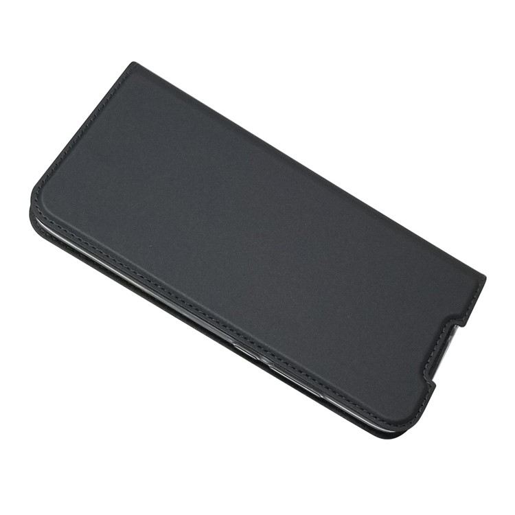 Magnetic Adsorption Leather Card Holder Case for Xiaomi Redmi 7 / Redmi Y3 - Black-3