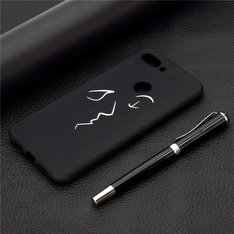 Pattern Printing Matte TPU Case for Xiaomi Mi 8 Lite / Mi 8 Youth (Mi 8X) - Abstract Face-7