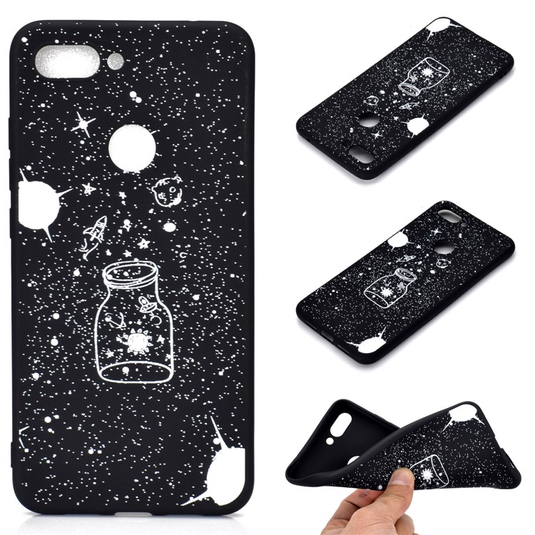 Pattern Printing Matte TPU Case for Xiaomi Mi 8 Lite / Mi 8 Youth (Mi 8X) - Wishing Bottle-1