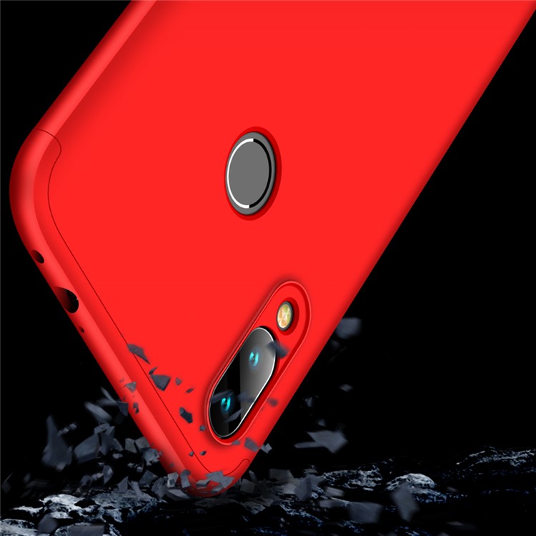 GKK Detachable 3-Piece Matte Hard PC Case for Xiaomi Redmi 7 / Redmi Y3 - Red-5