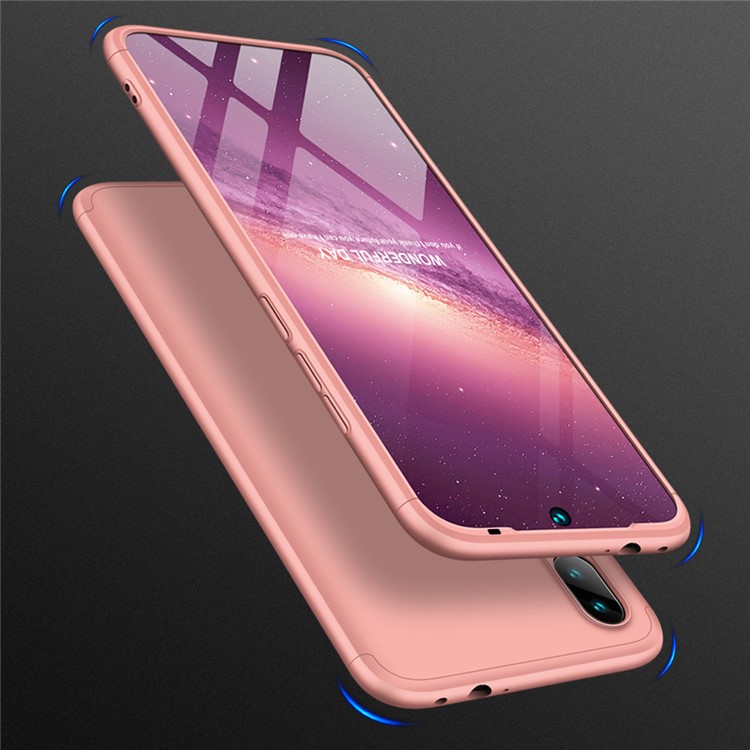 GKK Detachable 3-Piece Matte Hard PC Case for Xiaomi Redmi 7 / Redmi Y3 - Rose Gold-1