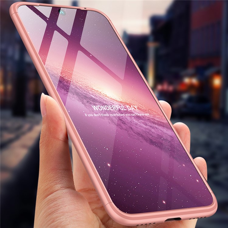 GKK Detachable 3-Piece Matte Hard PC Case for Xiaomi Redmi 7 / Redmi Y3 - Rose Gold-4