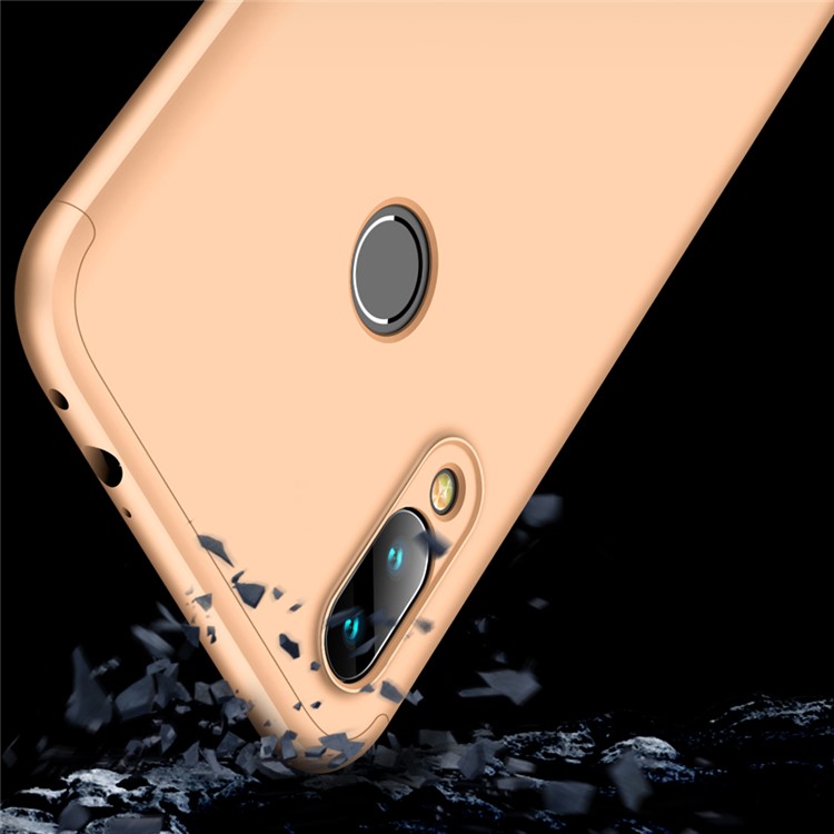 GKK Detachable 3-Piece Matte Hard PC Case for Xiaomi Redmi 7 / Redmi Y3 - Gold-5