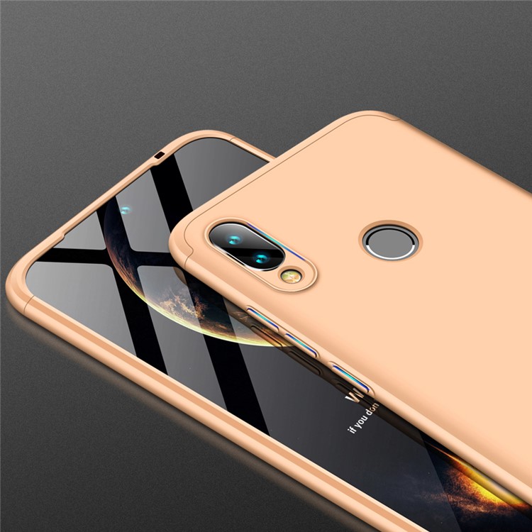 GKK Detachable 3-Piece Matte Hard PC Case for Xiaomi Redmi 7 / Redmi Y3 - Gold-6