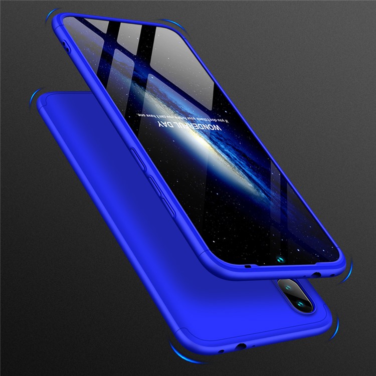 GKK Detachable 3-Piece Matte Hard PC Case for Xiaomi Redmi 7 / Redmi Y3 - Blue-1