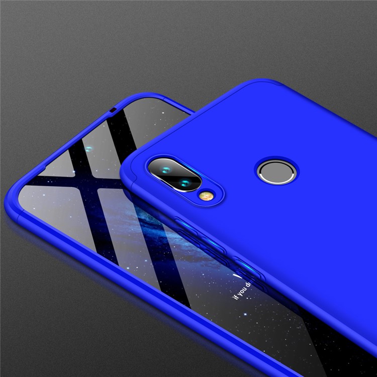 GKK Detachable 3-Piece Matte Hard PC Case for Xiaomi Redmi 7 / Redmi Y3 - Blue-4