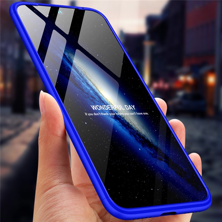 GKK Detachable 3-Piece Matte Hard PC Case for Xiaomi Redmi 7 / Redmi Y3 - Blue-5