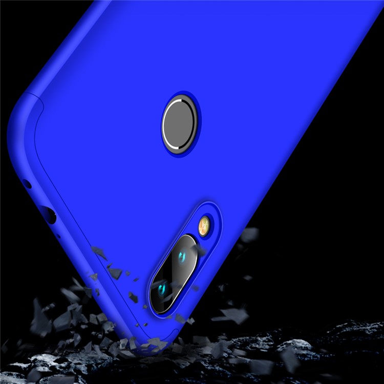 GKK Detachable 3-Piece Matte Hard PC Case for Xiaomi Redmi 7 / Redmi Y3 - Blue-6