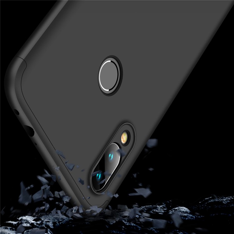 GKK Detachable 3-Piece Matte Hard PC Case for Xiaomi Redmi 7 / Redmi Y3 - Black-5