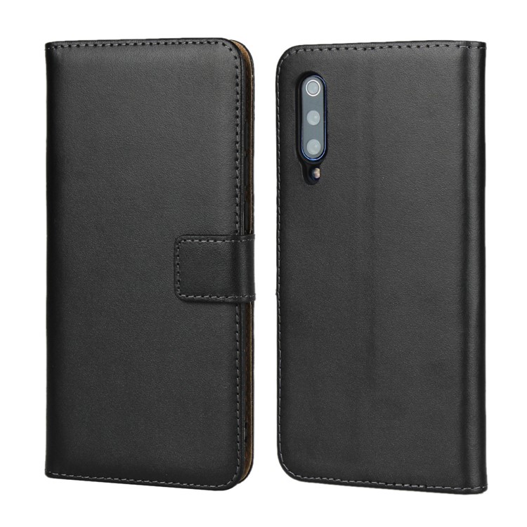 Genuine Leather Magnetic Flip Case for Xiaomi Mi 9-2