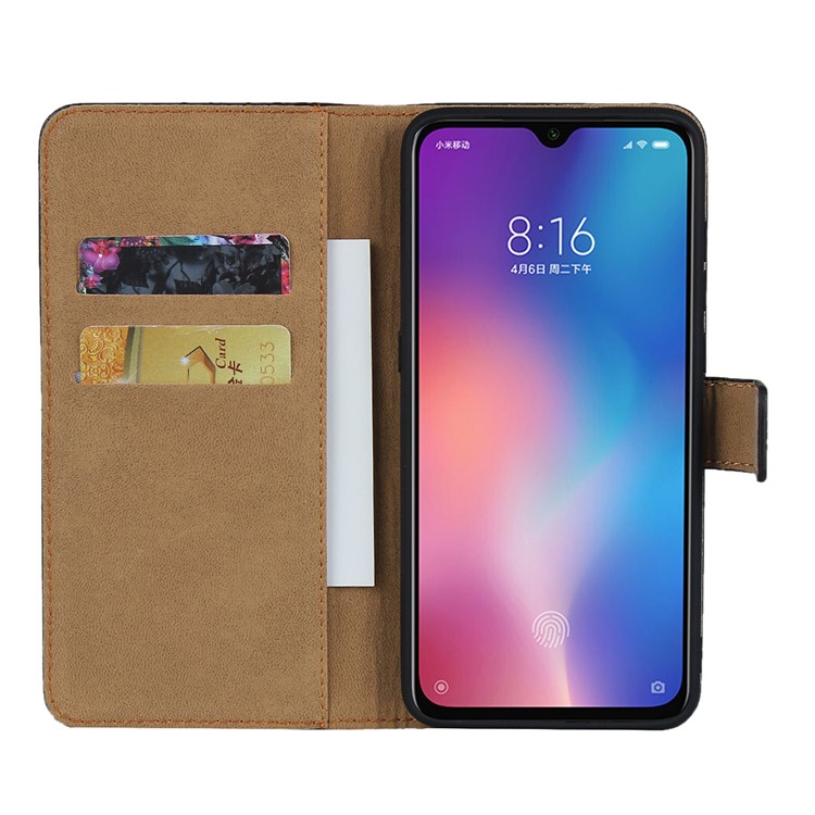 Genuine Leather Magnetic Flip Case for Xiaomi Mi 9-5