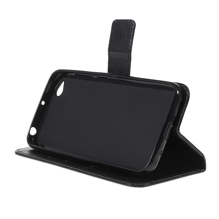 Imprint Cat and Tree PU Leather Tablet Flip Stand Case for Xiaomi Redmi Go - Black-6