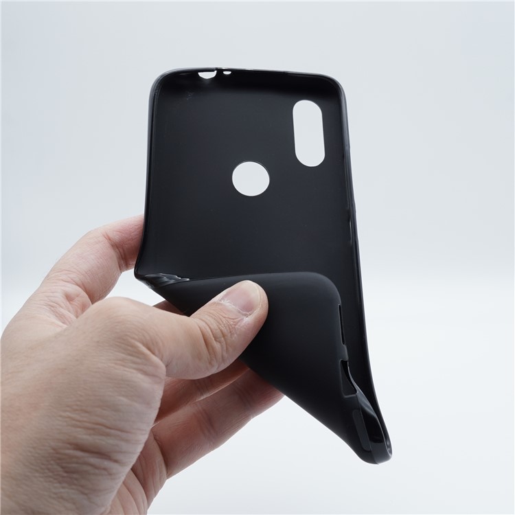 Double-sided Matte TPU Case for Xiaomi Redmi 7 / Redmi Y3 - Black-2