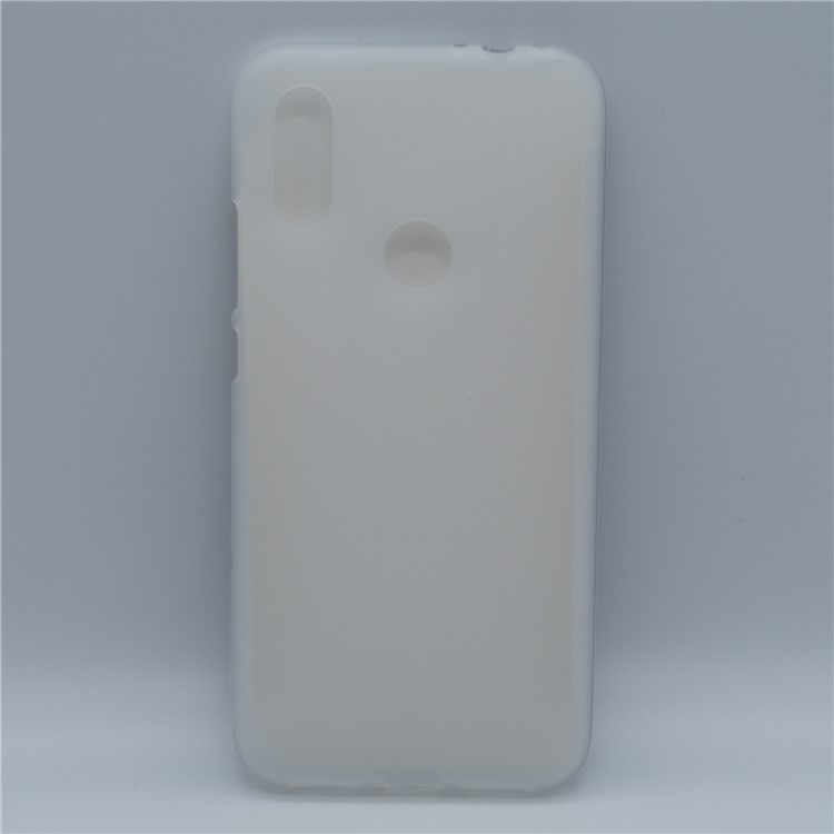 Double-sided Matte TPU Case for Xiaomi Redmi 7 / Redmi Y3 - White-1