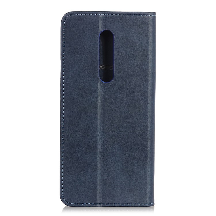 Magnetic TPU+Split Leather Phone Cover for Xiaomi Redmi K20 / Mi 9T / Redmi K20 Pro / Mi 9T Pro - Blue-3
