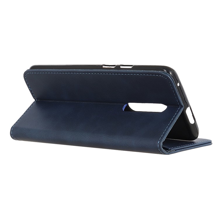 Magnetic TPU+Split Leather Phone Cover for Xiaomi Redmi K20 / Mi 9T / Redmi K20 Pro / Mi 9T Pro - Blue-4