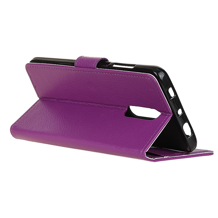 Litchi Texture Wallet Leather Stand Phone Case for Xiaomi Redmi K20 / Mi 9T / Redmi K20 Pro / Mi 9T Pro - Purple-4