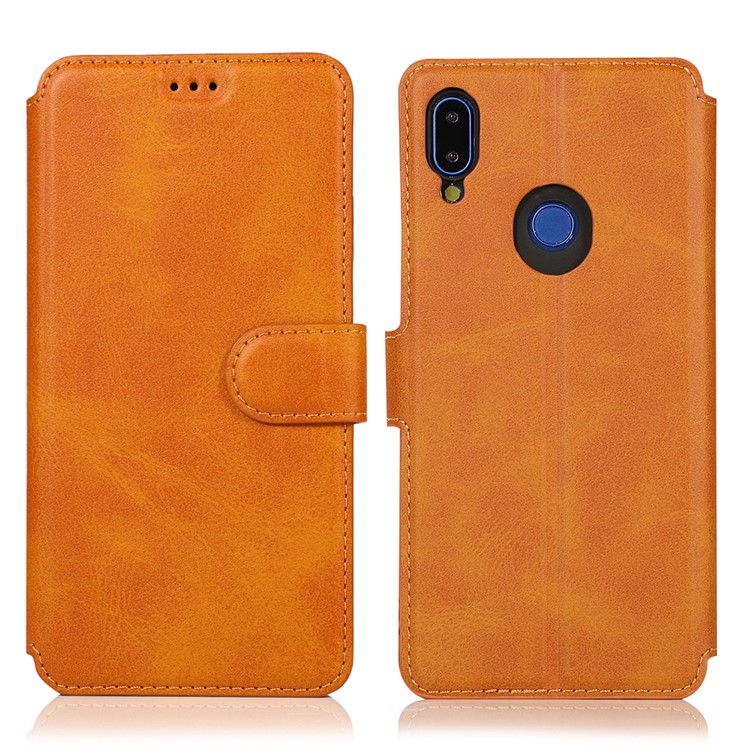 Extreme Series Wallet Stand TPU + PU Leather Protective Casing for Xiaomi Redmi Note 7 / Note 7S / Note 7 Pro (India) - Khaki-2