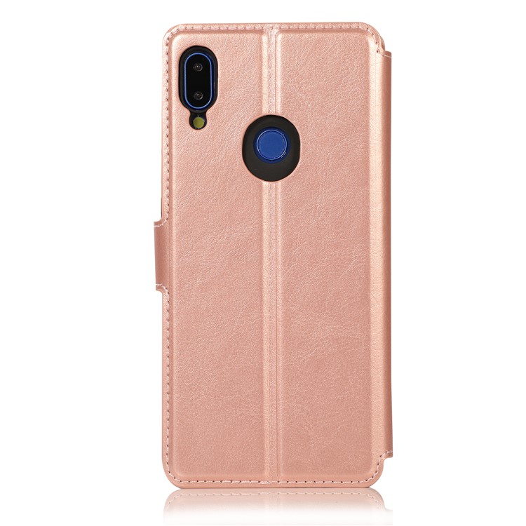 Extreme Series Wallet Stand TPU + PU Leather Protective Casing for Xiaomi Redmi Note 7 / Note 7S / Note 7 Pro (India) - Rose Gold-4