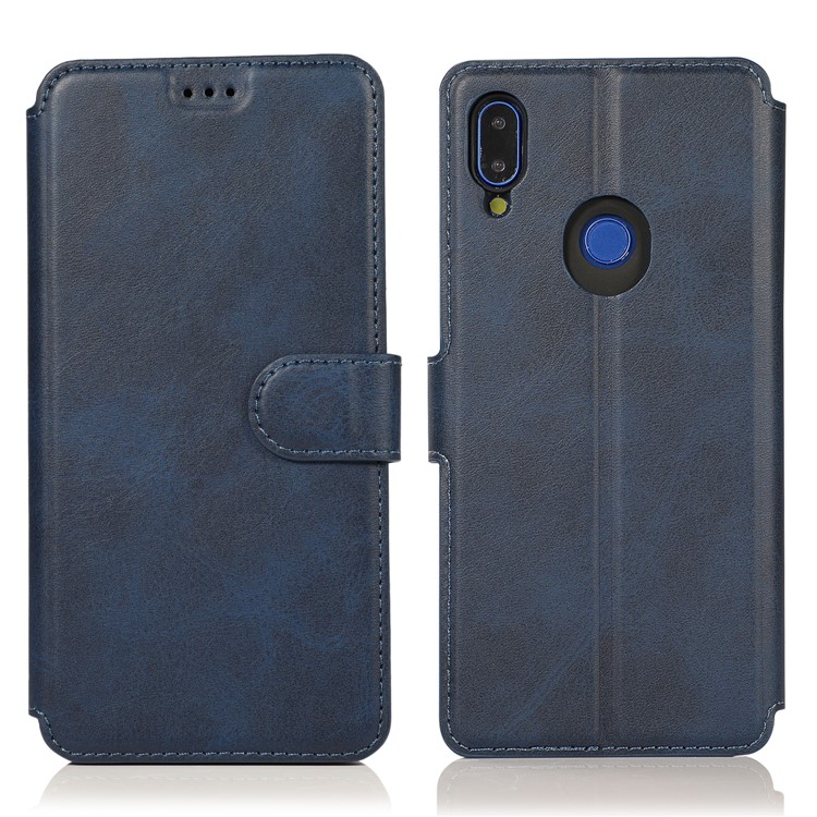 Extreme Series Wallet Stand TPU + PU Leather Protective Casing for Xiaomi Redmi Note 7 / Note 7S / Note 7 Pro (India) - Blue-2