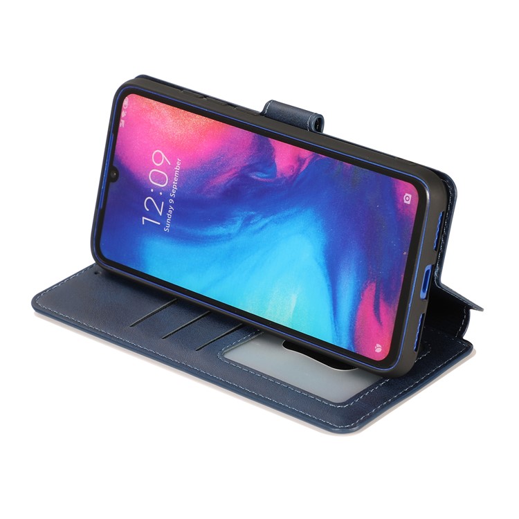 Extreme Series Wallet Stand TPU + PU Leather Protective Casing for Xiaomi Redmi Note 7 / Note 7S / Note 7 Pro (India) - Blue-6