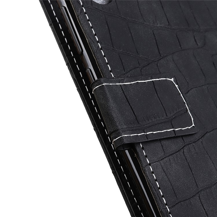 Crocodile Texture PU Leather Stand Wallet Phone Shell for Xiaomi Redmi K20/Mi 9T/Redmi K20 Pro/Mi 9T Pro - Black-5