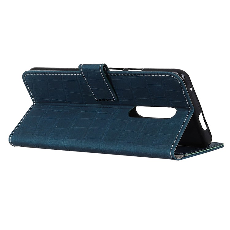 Crocodile Texture PU Leather Stand Wallet Phone Shell for Xiaomi Redmi K20/Mi 9T/Redmi K20 Pro/Mi 9T Pro - Dark Green-5