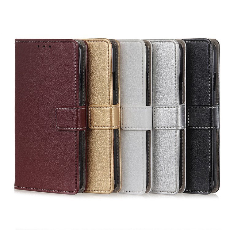 Litchi Skin Wallet Leather Stand Case for Xiaomi Redmi K20 Pro / Mi 9T Pro / Redmi K20 / Mi 9T - Black-13