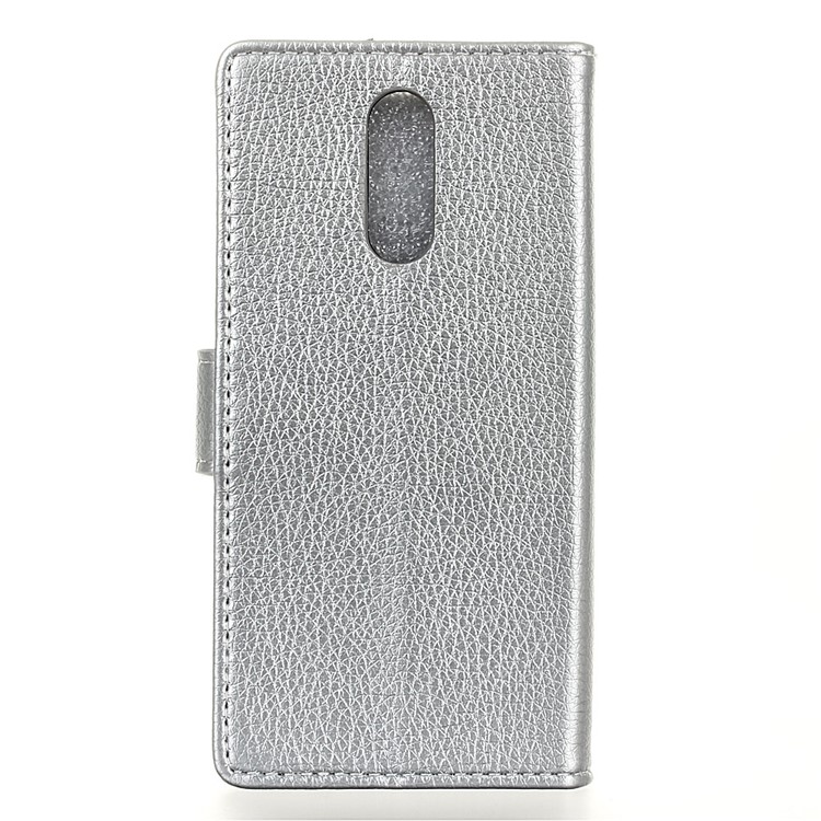 Litchi Skin Wallet Leather Stand Case for Xiaomi Redmi K20 Pro / Mi 9T Pro / Redmi K20 / Mi 9T - Silver-3