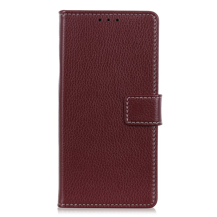 Litchi Skin Wallet Leather Stand Case for Xiaomi Redmi K20 Pro / Mi 9T Pro / Redmi K20 / Mi 9T - Brown-2