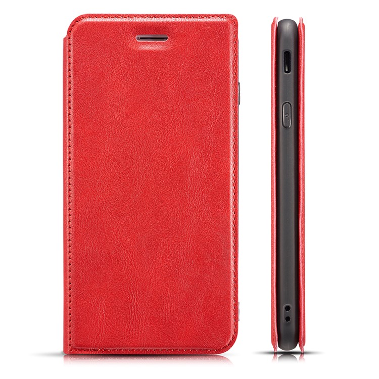 Ultra Thin PU Leather Phone Cover with Stand and Card Slots for Xiaomi Redmi K20 / Mi 9T / Redmi K20 Pro / Mi 9T Pro - Red-1