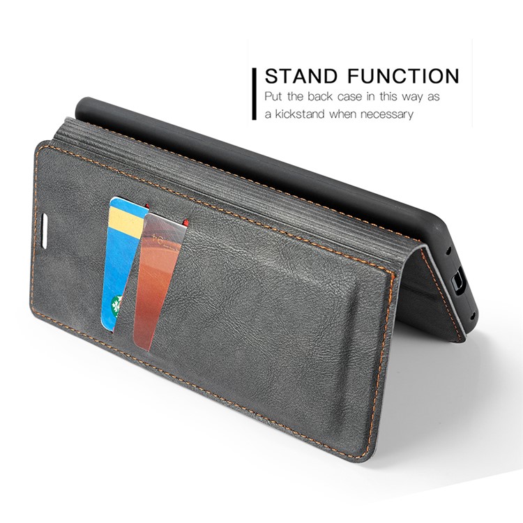 Ultra Thin PU Leather Phone Cover with Stand and Card Slots for Xiaomi Redmi K20 / Mi 9T / Redmi K20 Pro / Mi 9T Pro - Grey-4