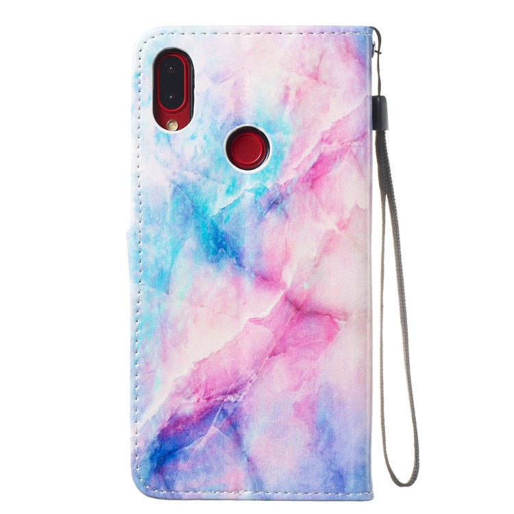 Pattern Printing Leather Wallet Stand Phone Cover for Xiaomi Redmi Note 7 / Note 7 Pro (India) / Note 7S - Style A-4