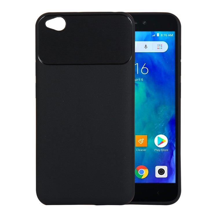 Armour Series Soft TPU Phone Cover Protector for Xiaomi Redmi Go - Black-1