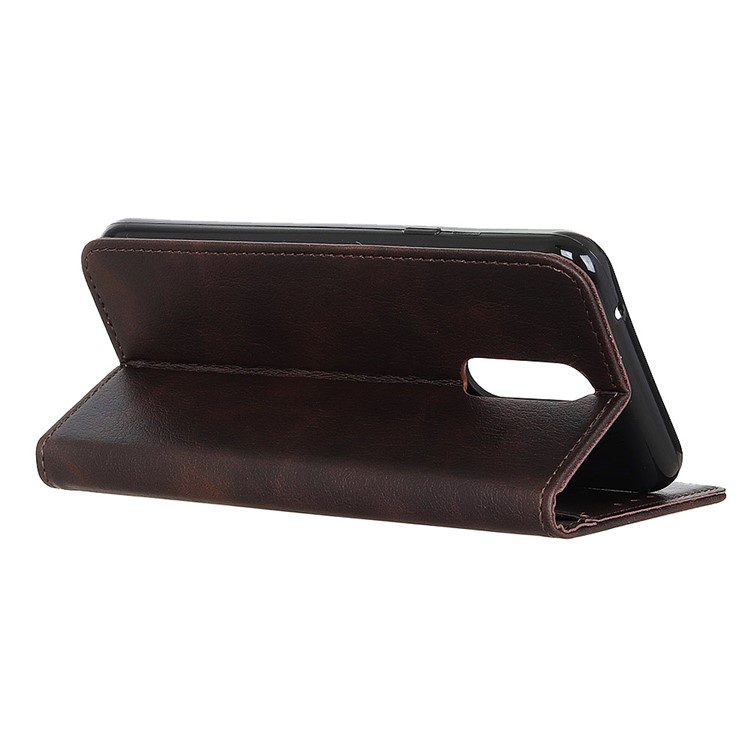 Wallet Stand Leather Phone Cover for Xiaomi Redmi K20 / Mi 9T / K20 Pro / Mi 9T Pro - Coffee-7