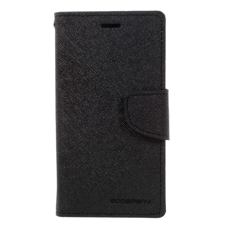MERCURY GOOSPERY Fancy Diary Leather Wallet Phone Case for Xiaomi Redmi 3s - Black-3