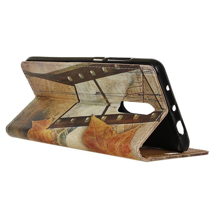 Pattern Printing Wallet Stand PU Leather Phone Shell for Xiaomi Redmi K20 / Mi 9T / K20 Pro / Mi 9T Pro - Eiffel Tower and Maple Leaf-5
