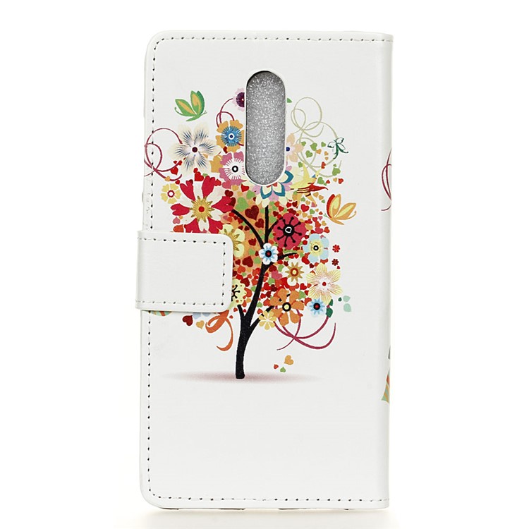 Pattern Printing Wallet Stand PU Leather Phone Shell for Xiaomi Redmi K20 / Mi 9T / K20 Pro / Mi 9T Pro - Colorful Flower Tree-2
