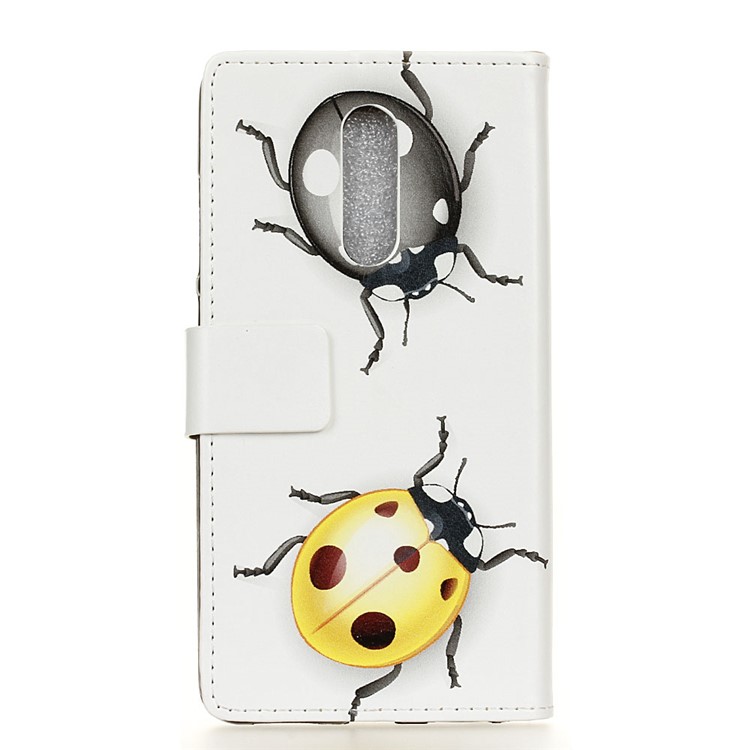 Pattern Printing Wallet Stand PU Leather Phone Shell for Xiaomi Redmi K20 / Mi 9T / K20 Pro / Mi 9T Pro - Ladybugs-2