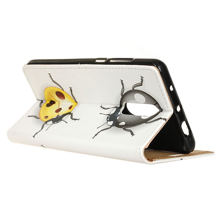 Pattern Printing Wallet Stand PU Leather Phone Shell for Xiaomi Redmi K20 / Mi 9T / K20 Pro / Mi 9T Pro - Ladybugs-5