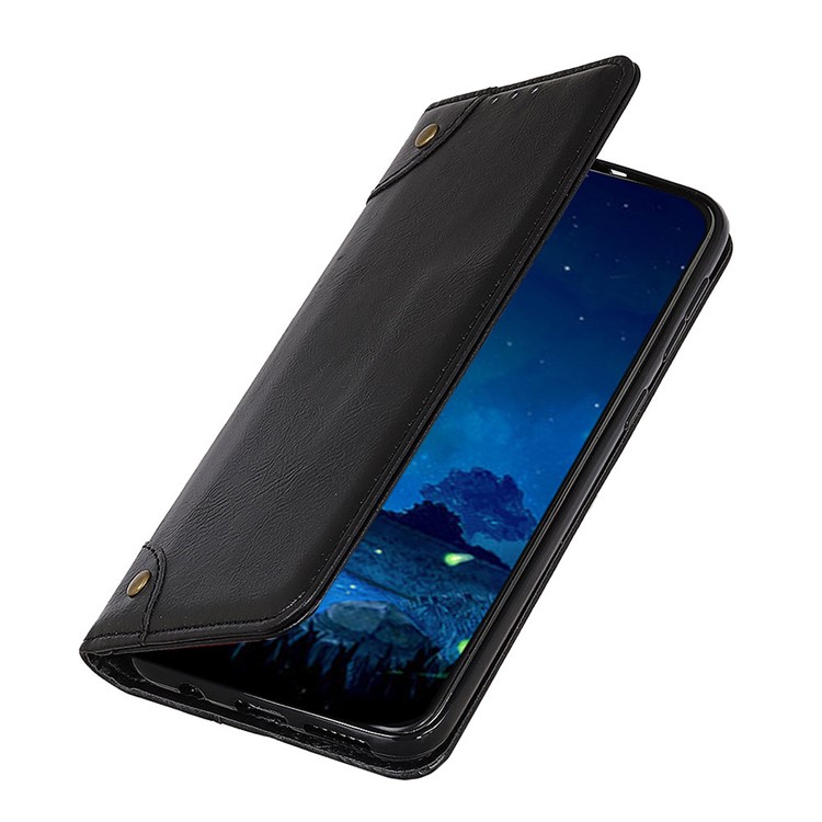 Auto-absorbed Split Leather Phone Shell for Xiaomi Redmi K20 / K20 Pro - Black-8